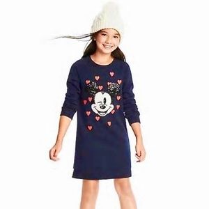 Gap girls  sweater dress with Mickey print